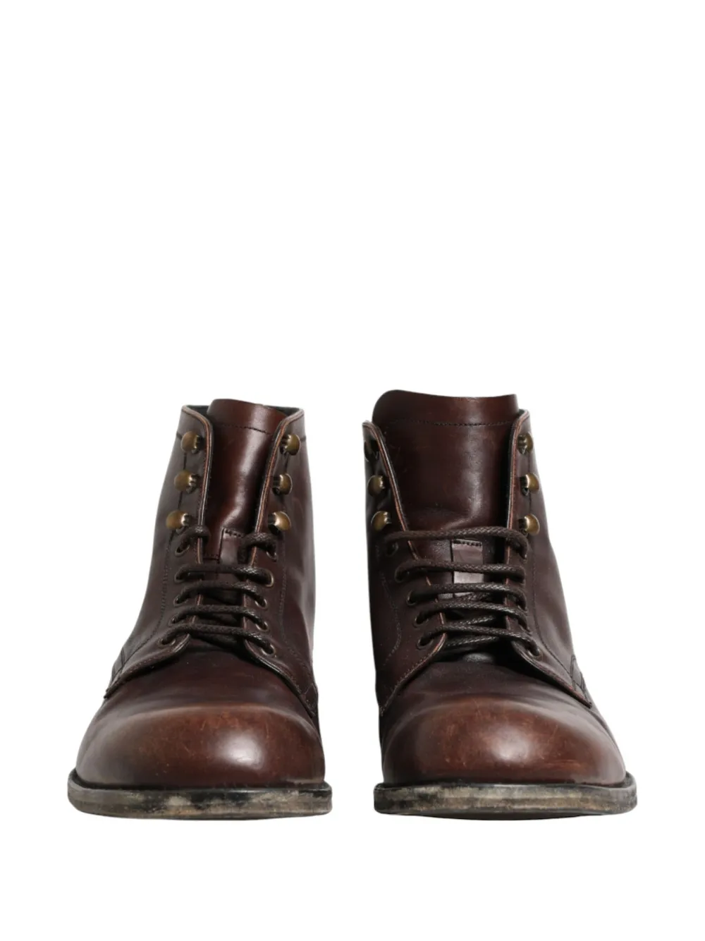 Dolce & Gabbana leather ankle boots Bruin
