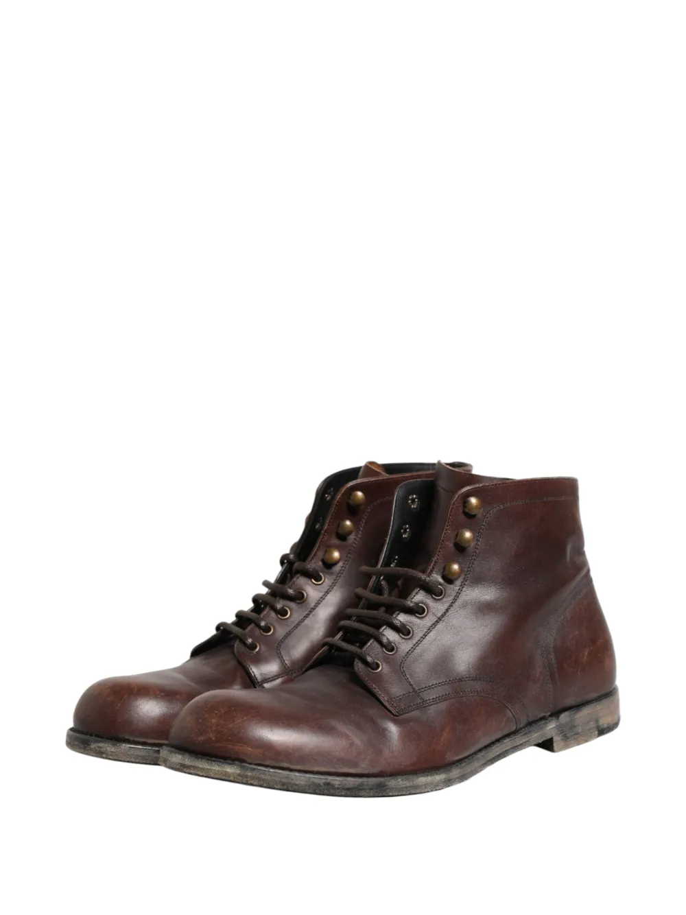 Dolce & Gabbana leather ankle boots Bruin