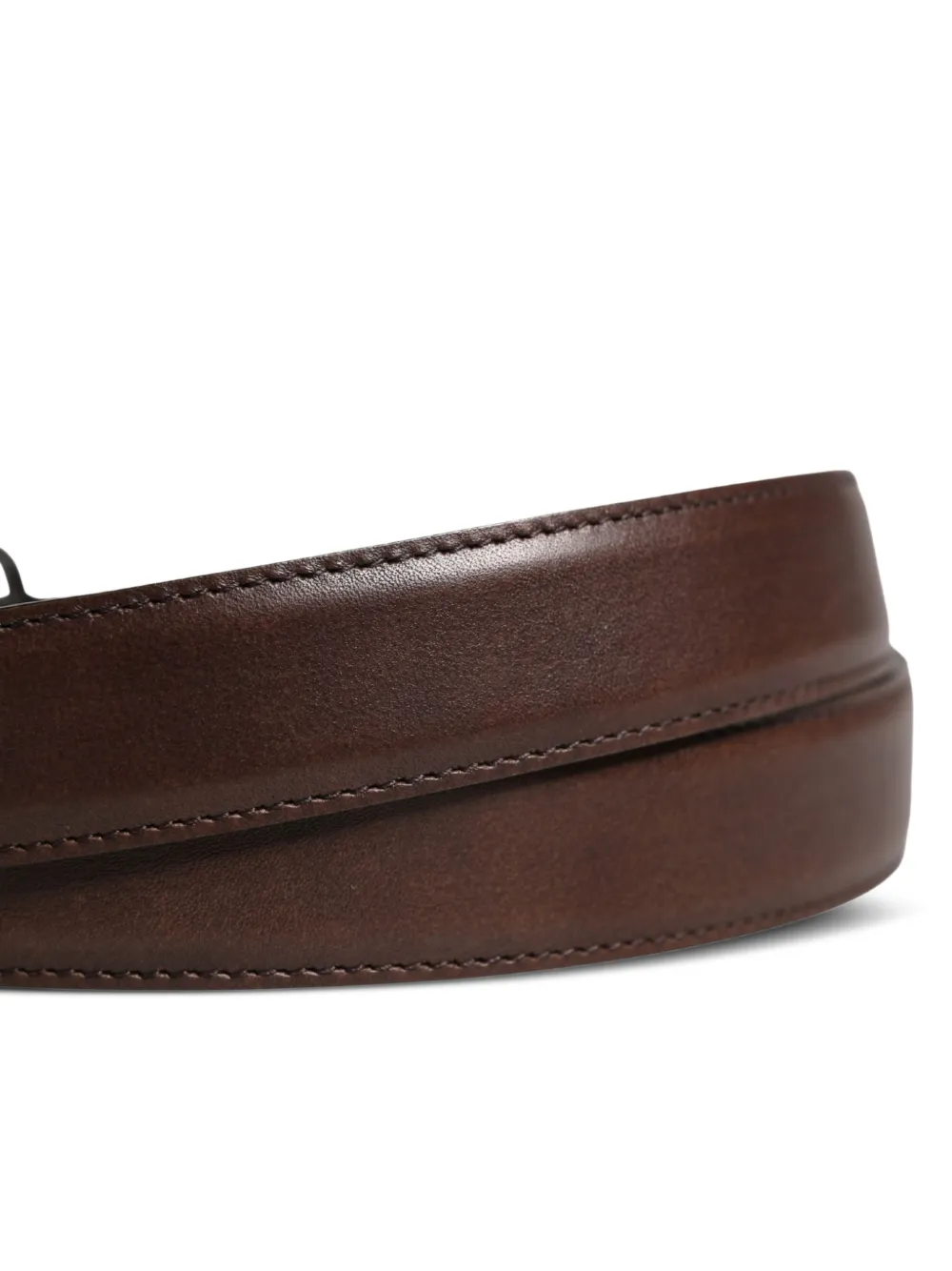 Dolce & Gabbana Leren gespriem Bruin