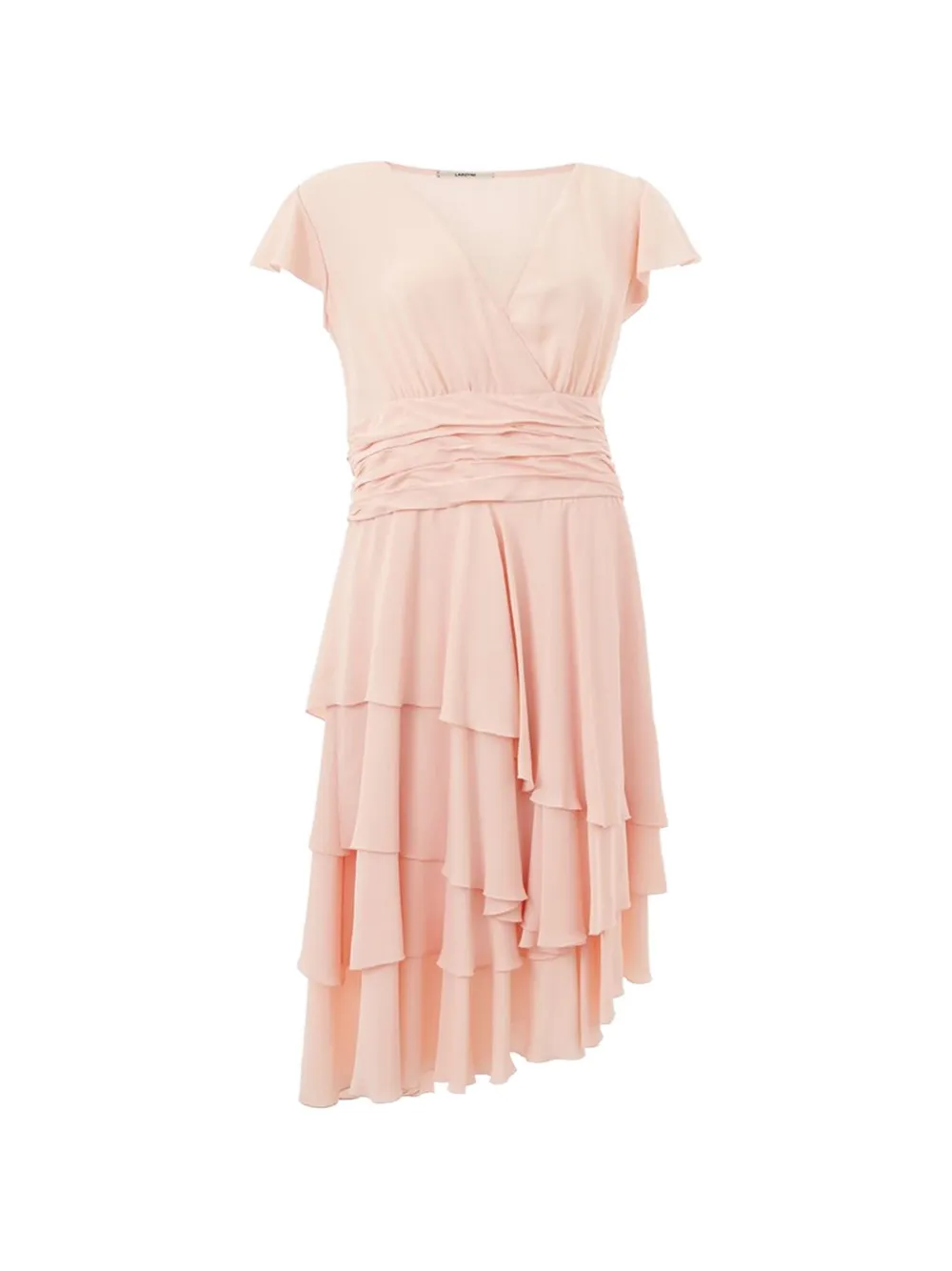 Lardini ruffled asymmetrical dress