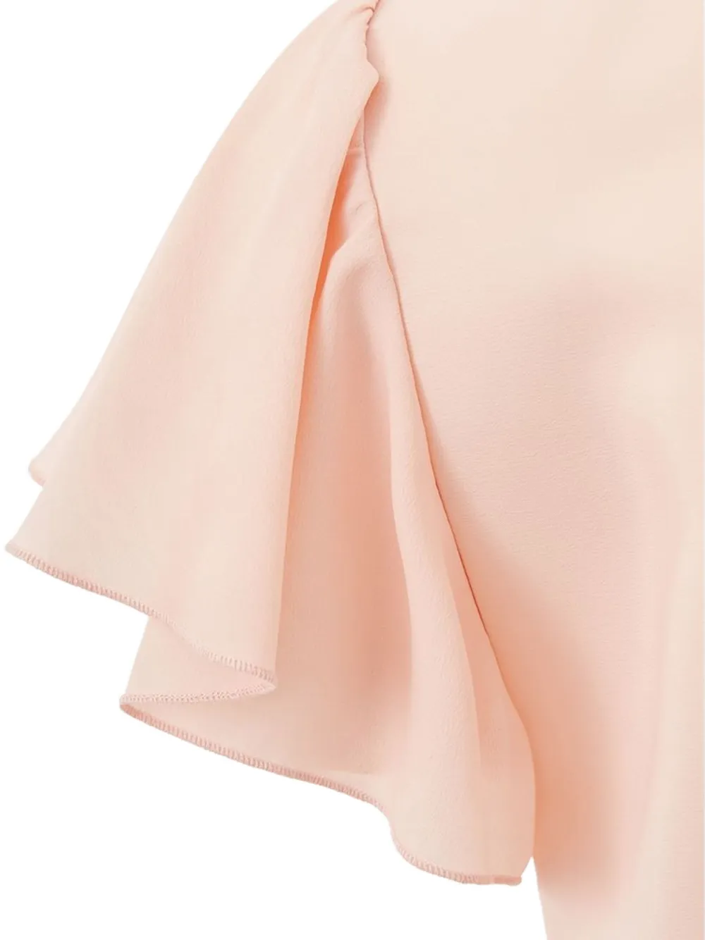 Lardini Asymmetrische jurk met ruches Roze