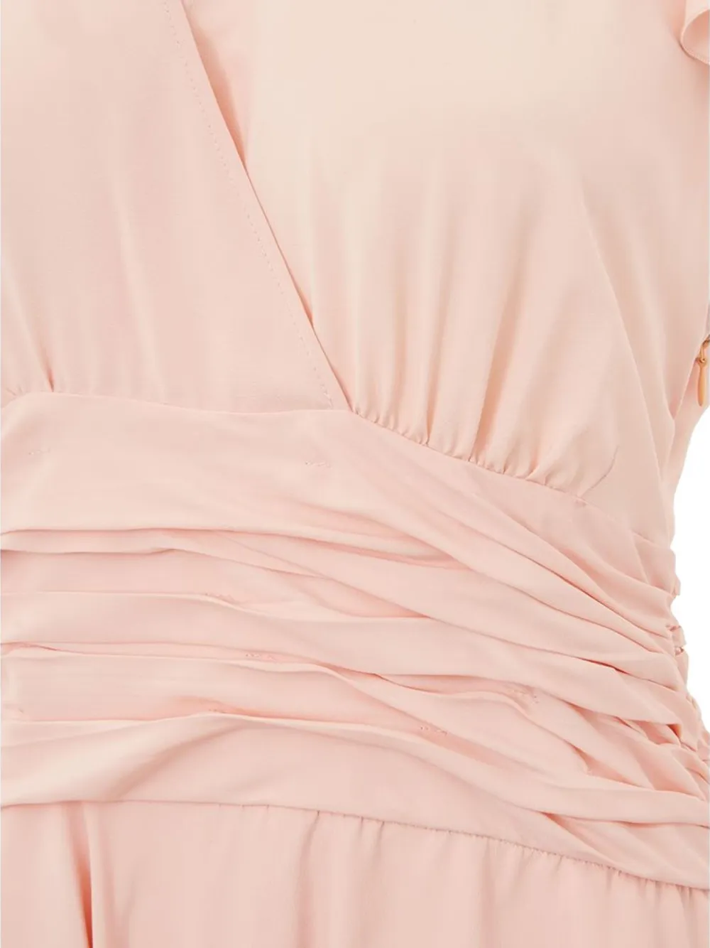 Lardini Asymmetrische jurk met ruches Roze