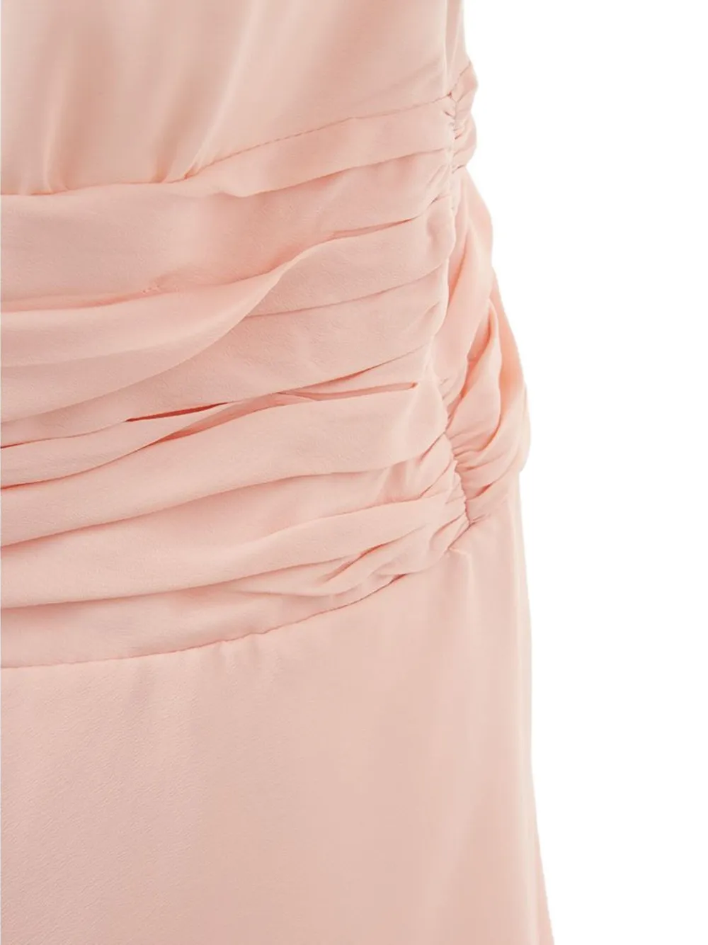 Lardini Asymmetrische jurk met ruches Roze