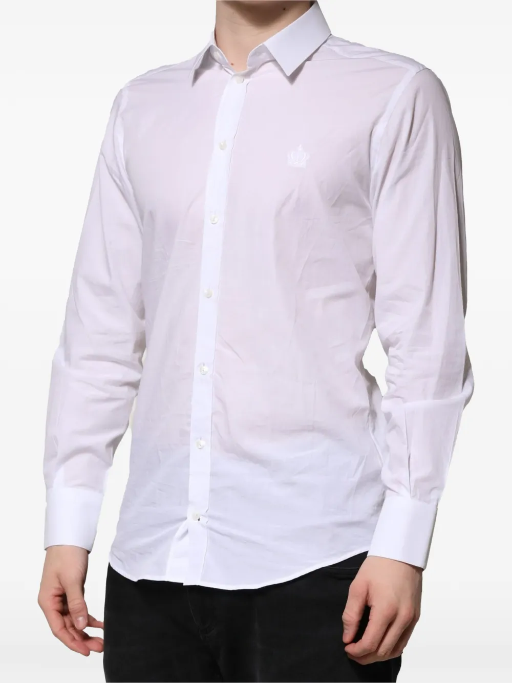 Dolce & Gabbana Martini overhemd met lange mouwen Wit