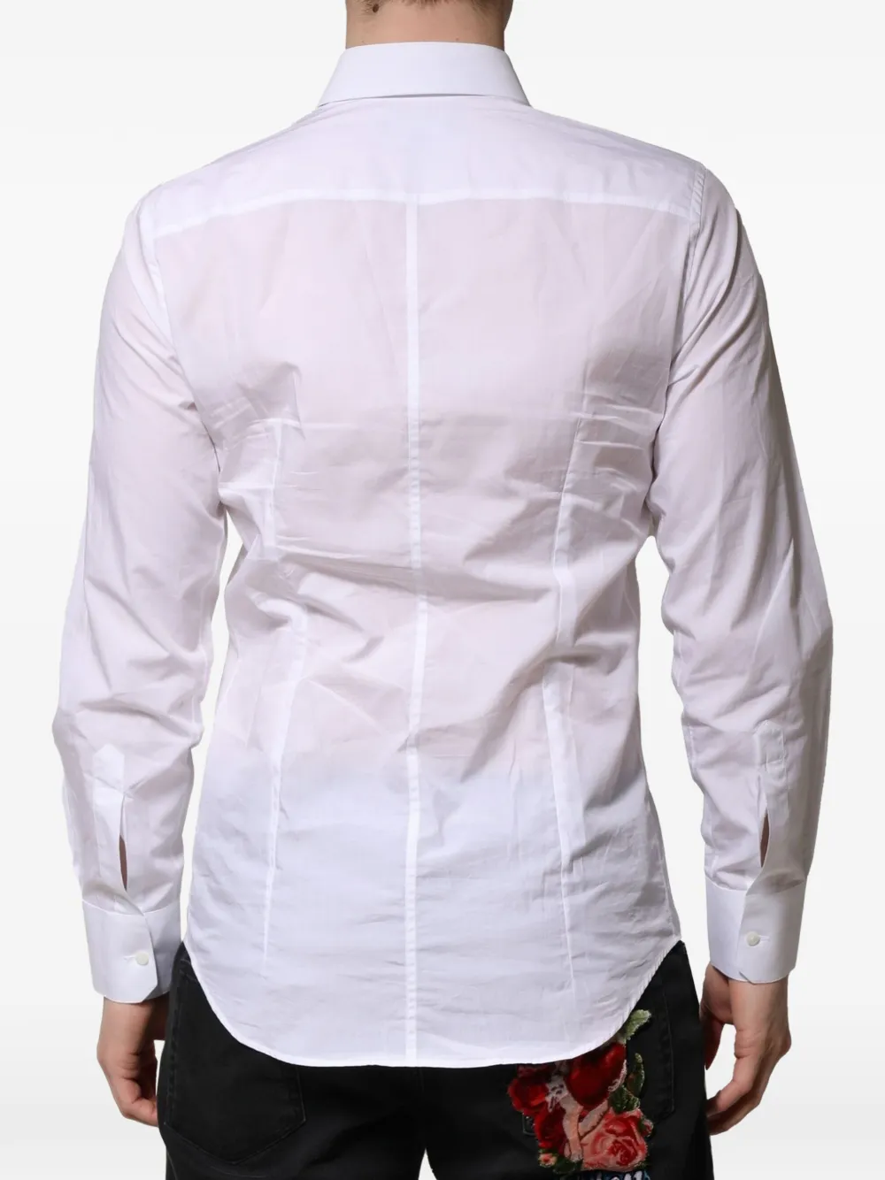 Dolce & Gabbana Martini overhemd met lange mouwen Wit