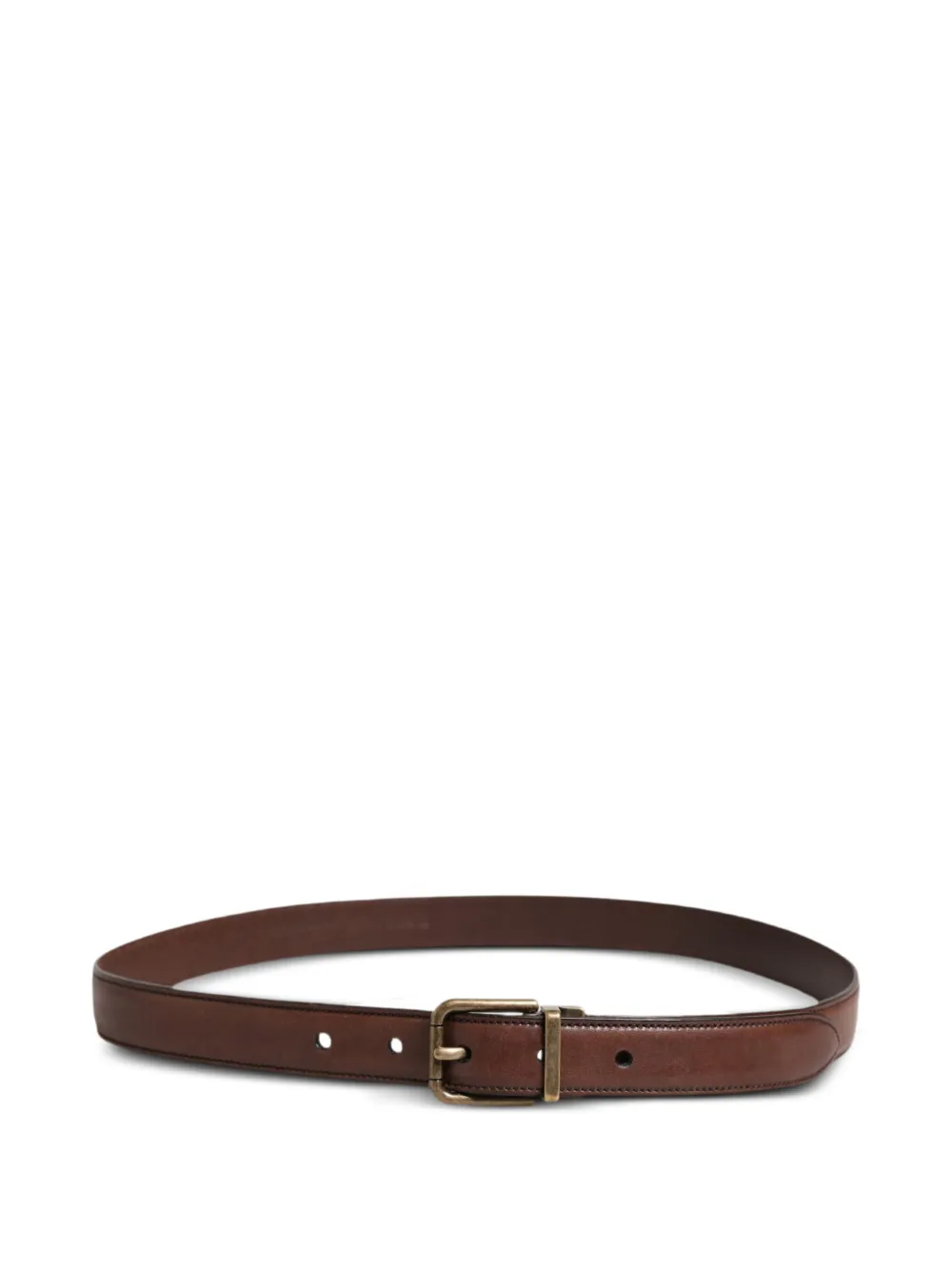 Dolce & Gabbana Leren riem Bruin