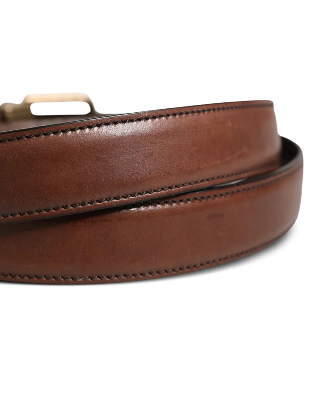 Dolce & Gabbana Leren riem Bruin