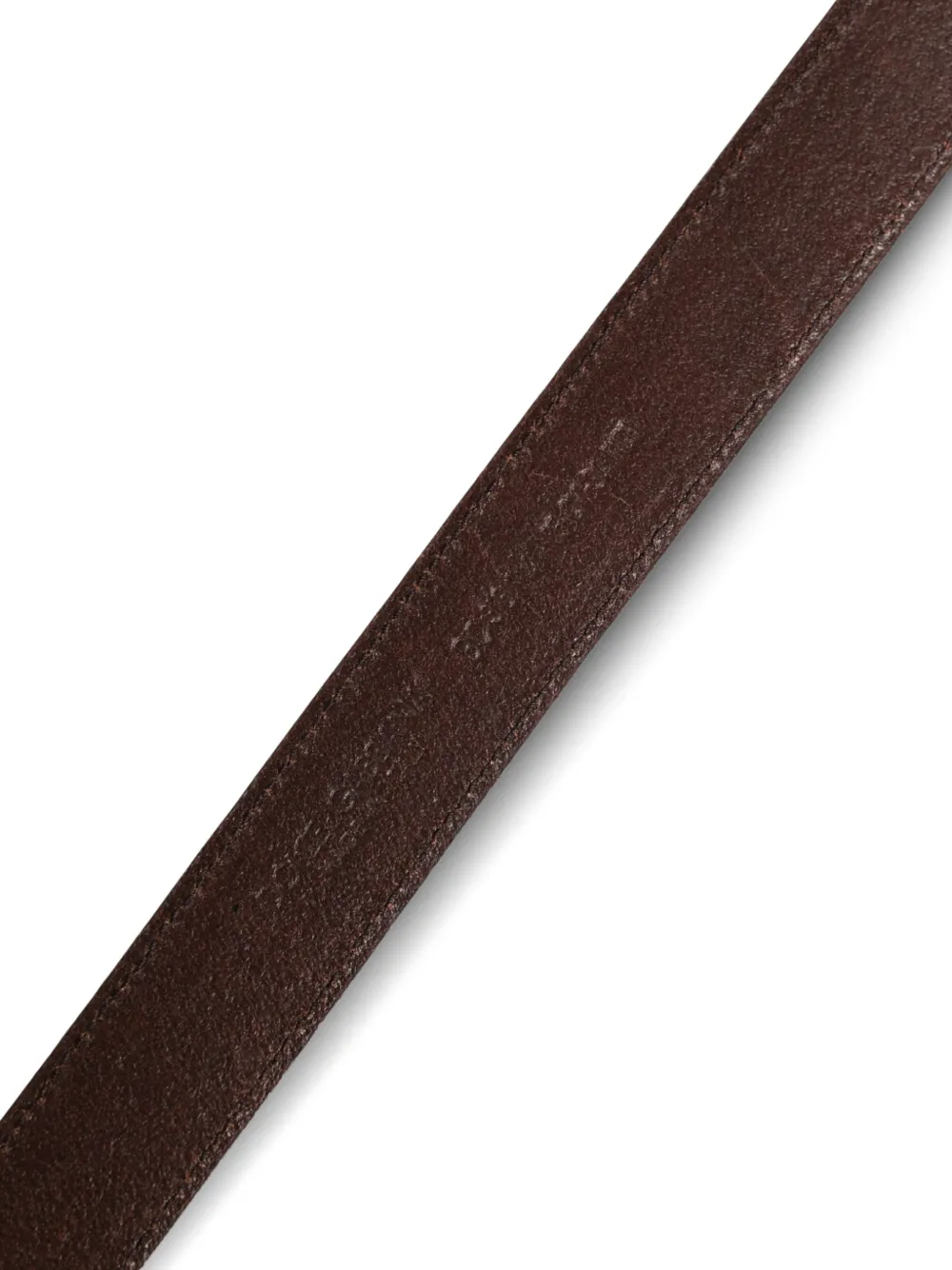 Dolce & Gabbana Leren riem Bruin