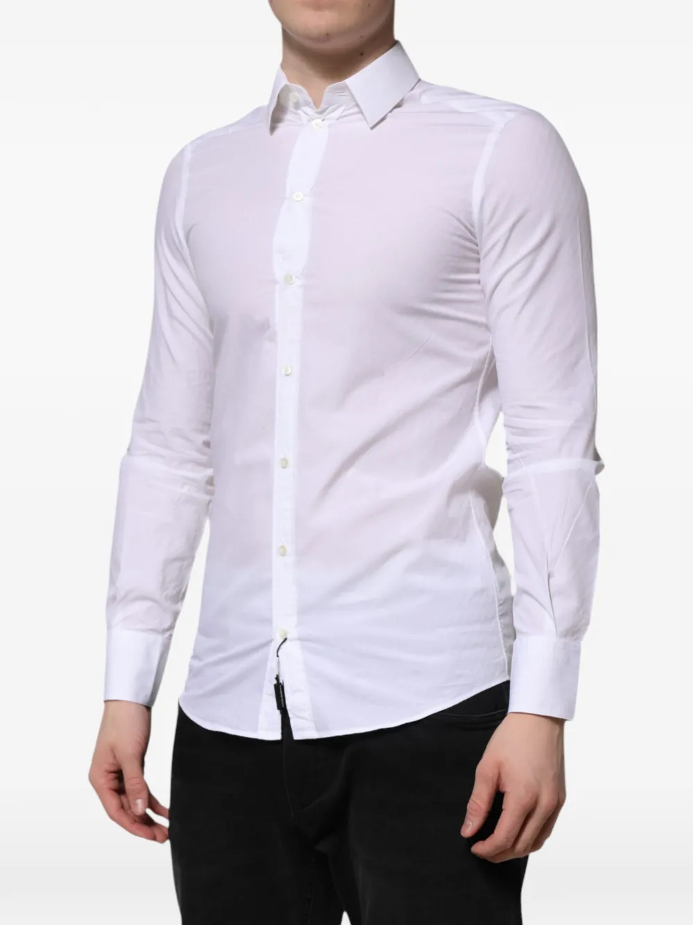 Dolce & Gabbana Martini overhemd met lange mouwen Wit
