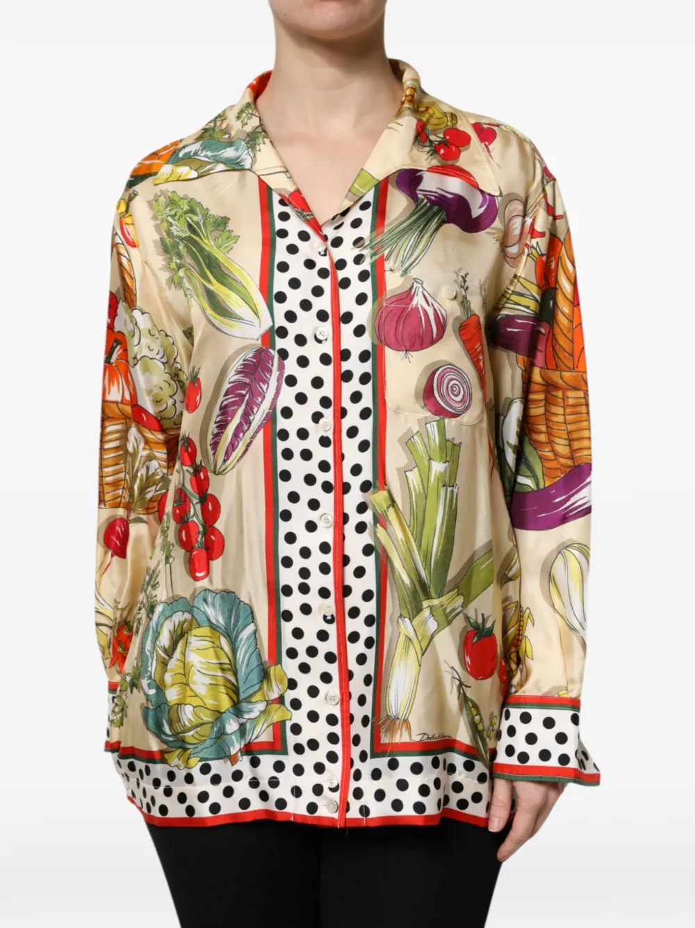 Dolce & Gabbana Camicia con stampa - Toni neutri