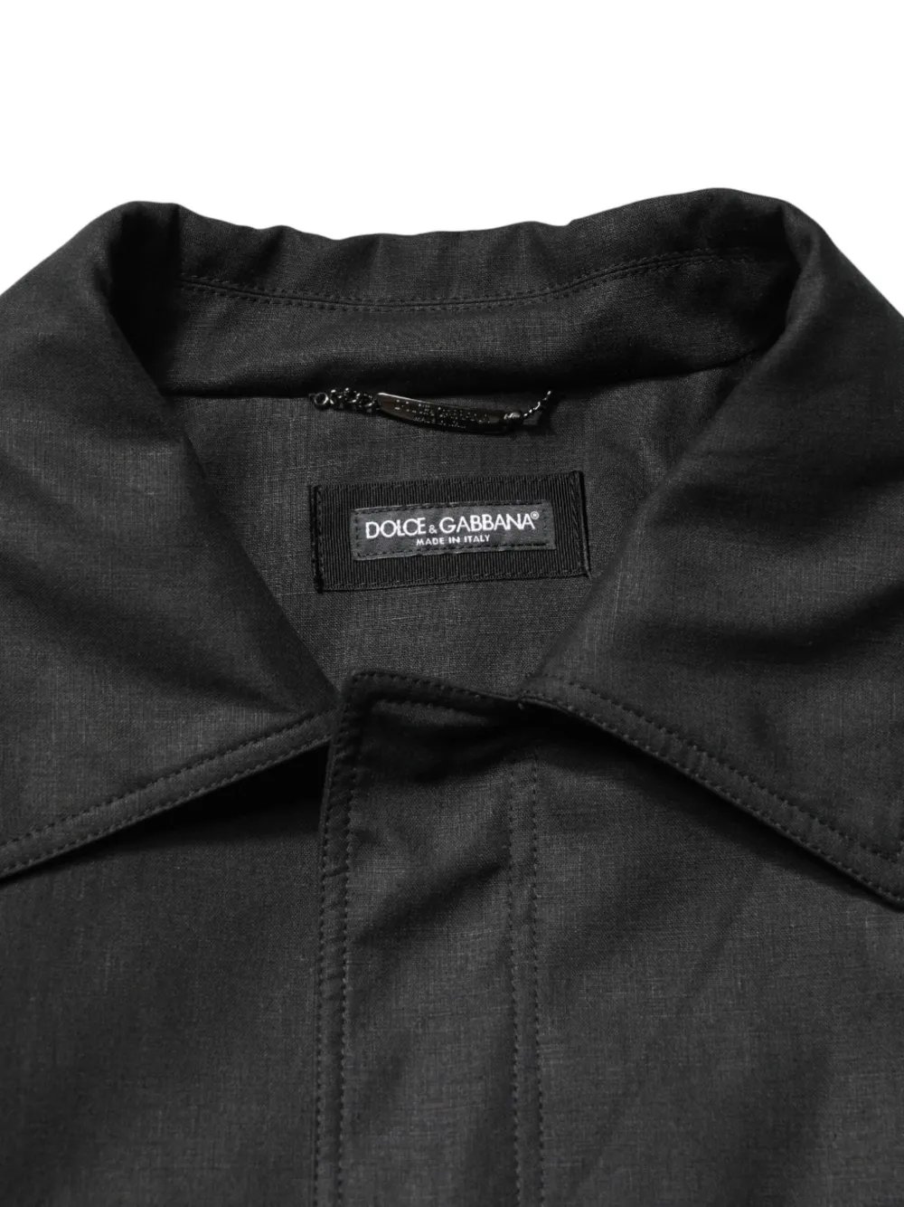 Dolce & Gabbana Jas met meerdere zakken en kraag Zwart