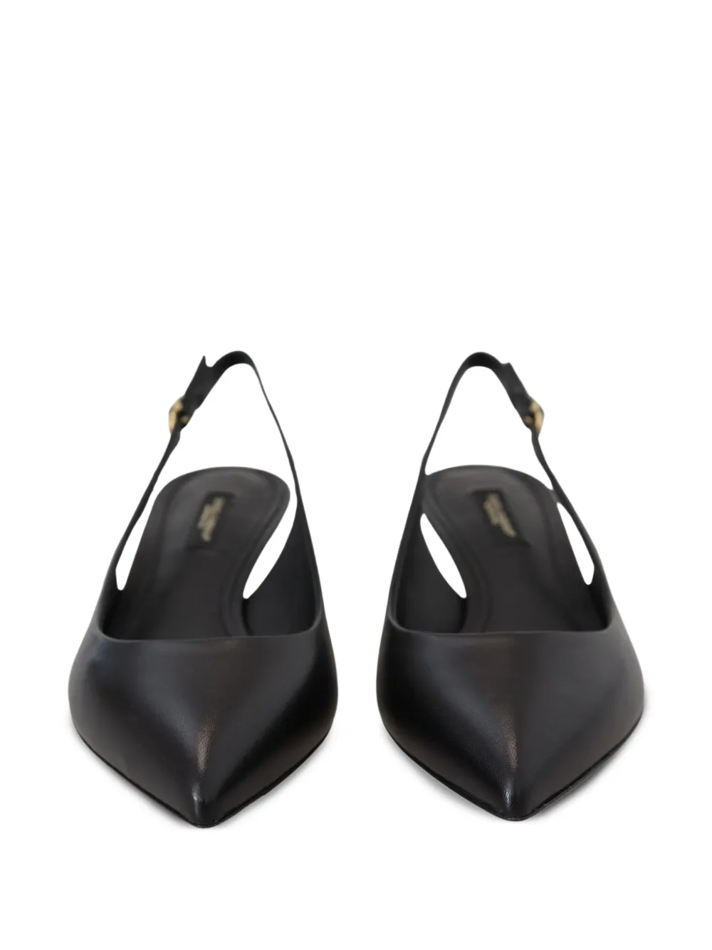 Dolce & Gabbana Leren slingback pumps Zwart