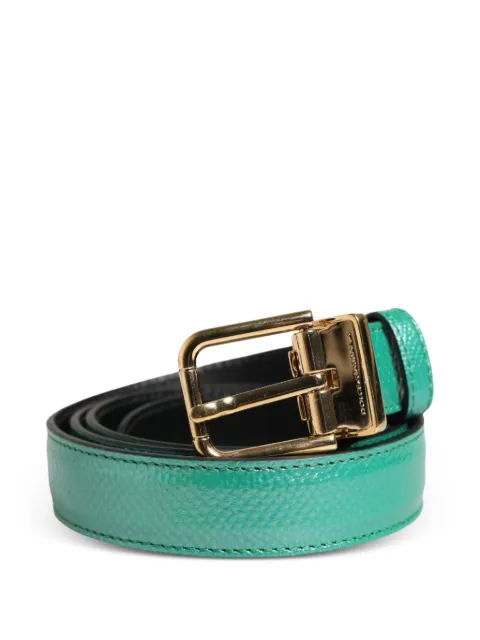 Dolce & Gabbana textured-leather belt
