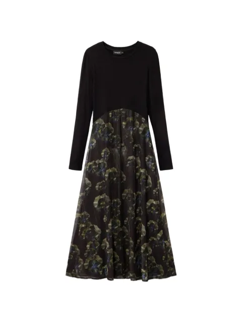 Desigual x M. Christian Lacroix robe mi-longue à fleurs