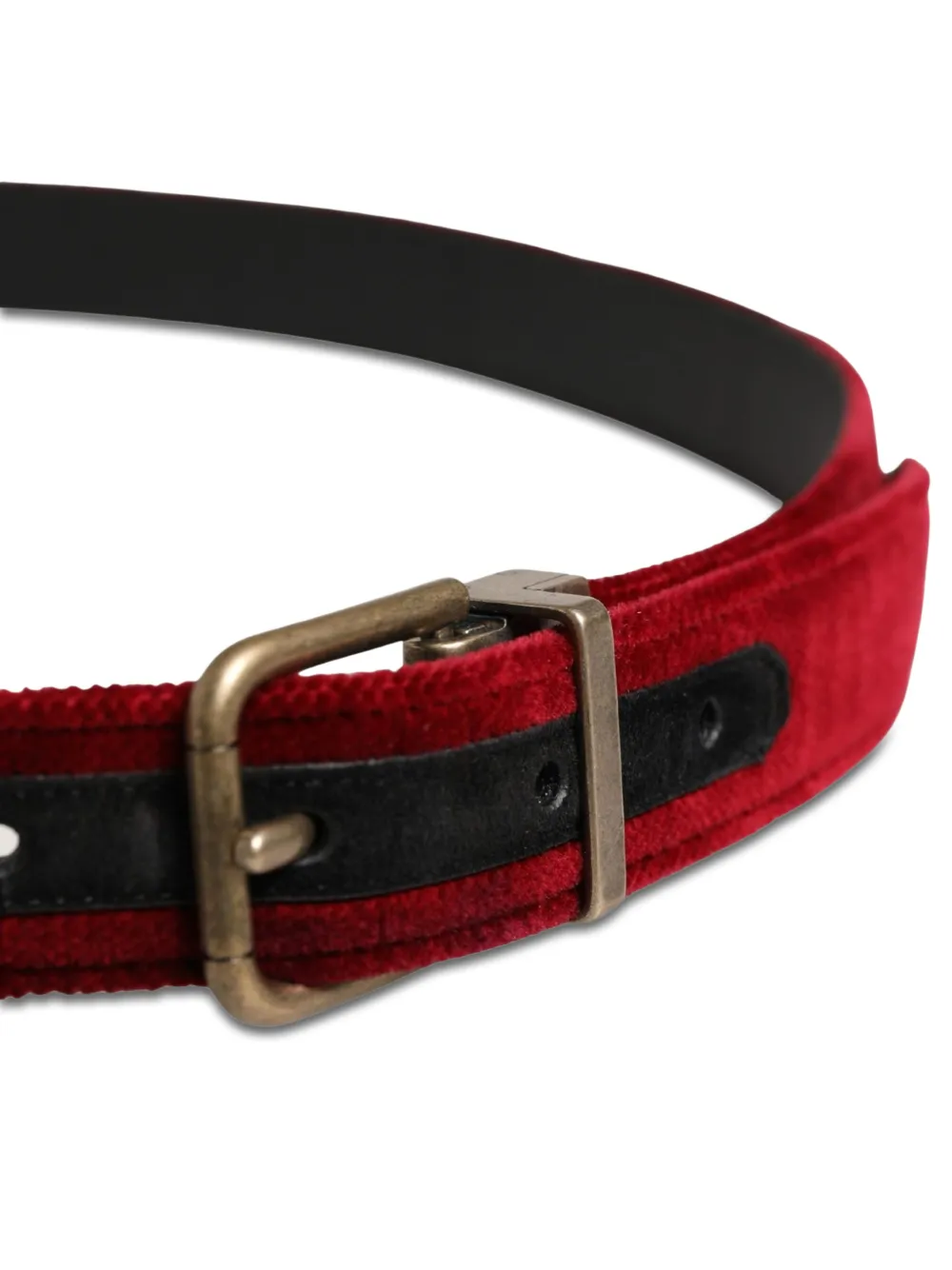 Dolce & Gabbana Fluwelen gespriem Rood