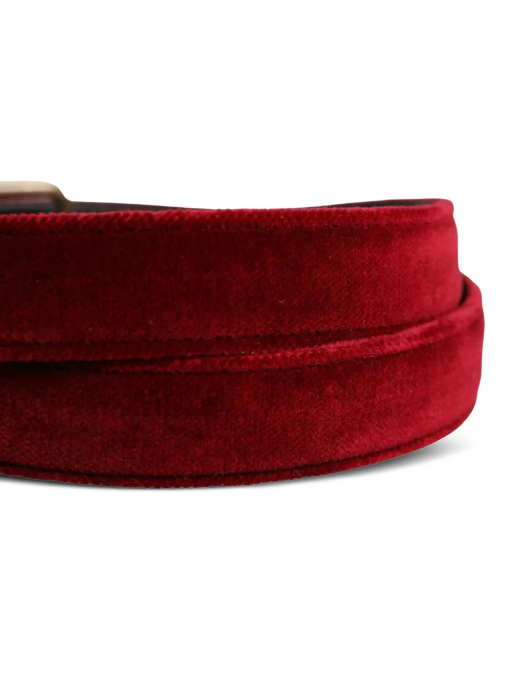 Dolce & Gabbana Fluwelen gespriem Rood