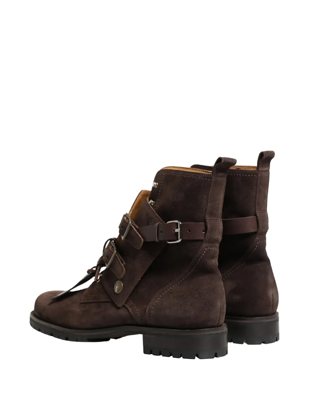 Dolce & Gabbana Suède enkellaarzen Bruin