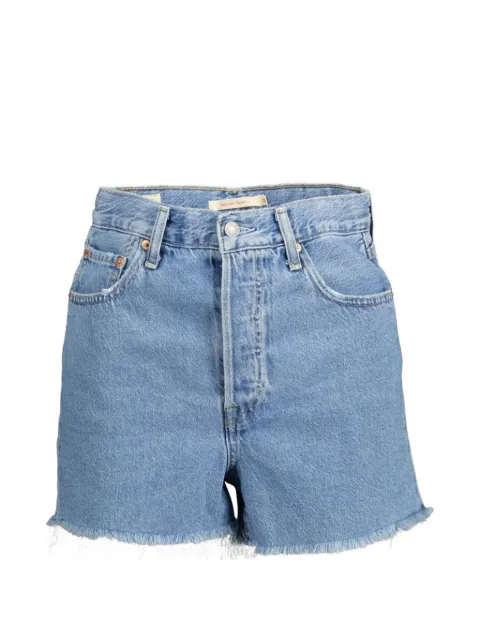 Levi's frayed-hem denim shorts