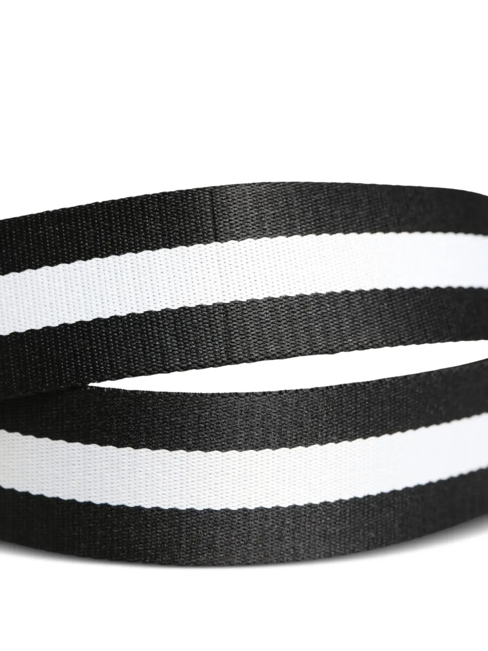 Dolce & Gabbana Riem met metalen logoprint gesp Zwart