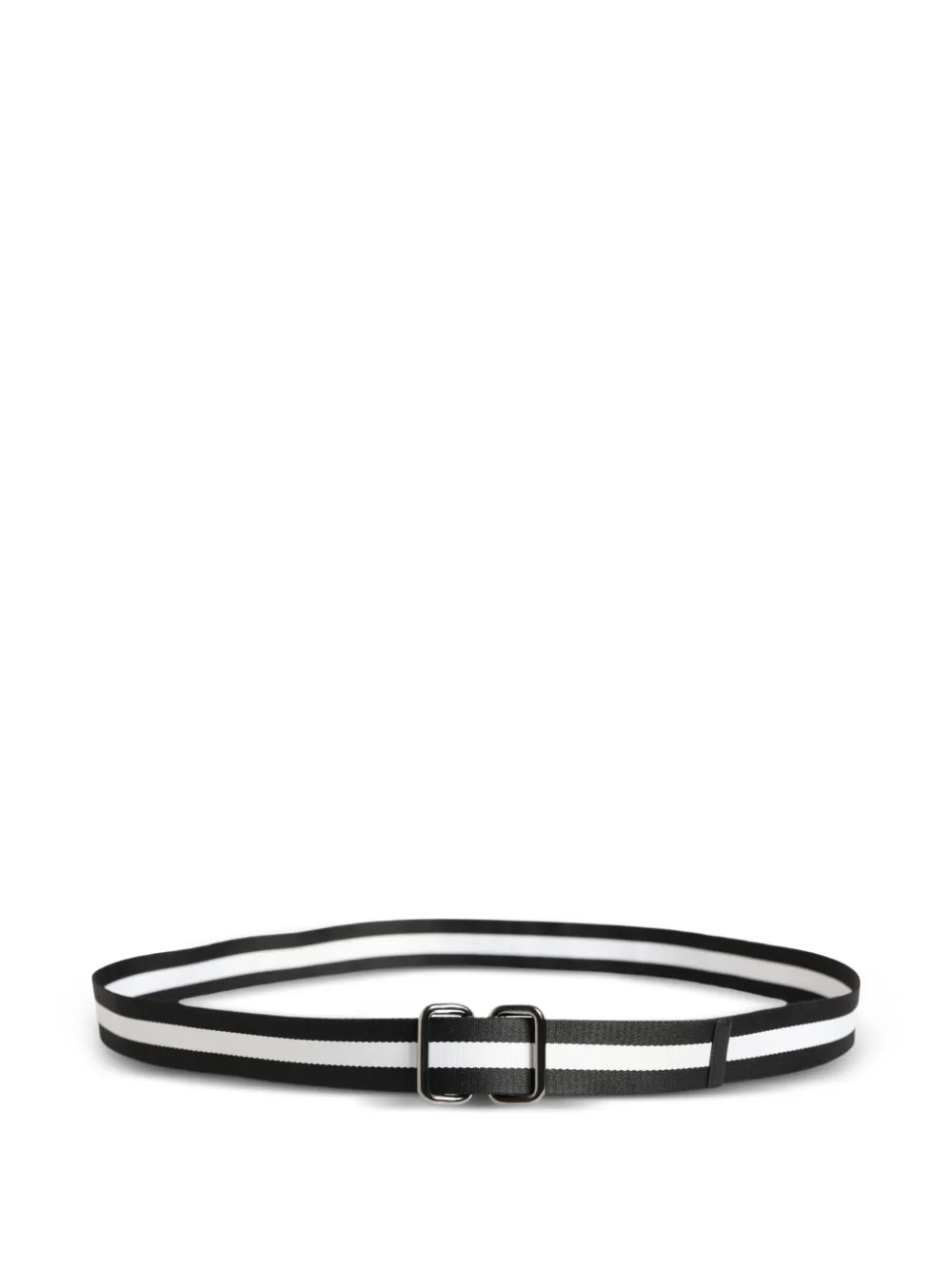 Dolce & Gabbana Riem met metalen logoprint gesp Zwart