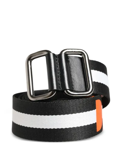 Dolce & Gabbana logo-print metal-buckle belt