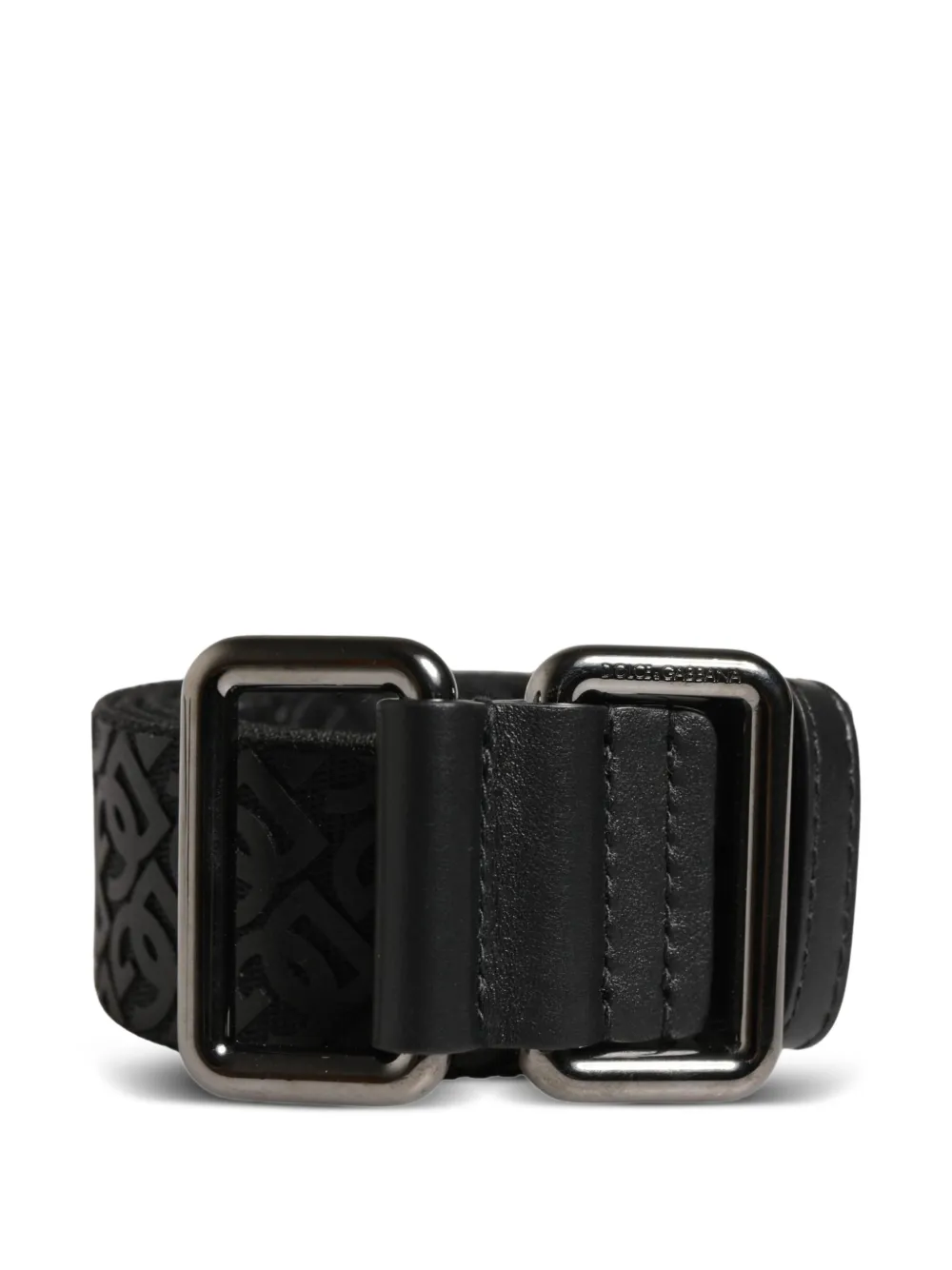 Dolce & Gabbana Cintura con fibbia DG - Nero