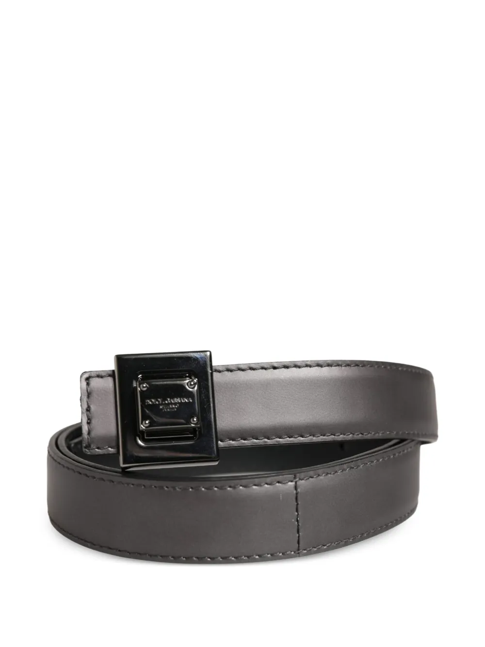 Dolce & Gabbana Cintura con fibbia squadrata - Grigio