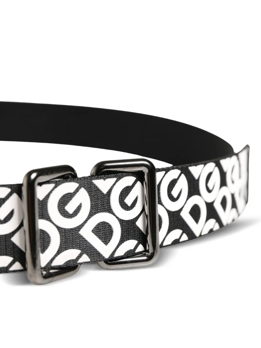 Dolce & Gabbana Riem met logoprint Zwart