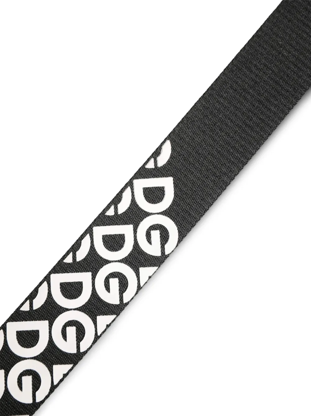 Dolce & Gabbana Riem met logoprint Zwart
