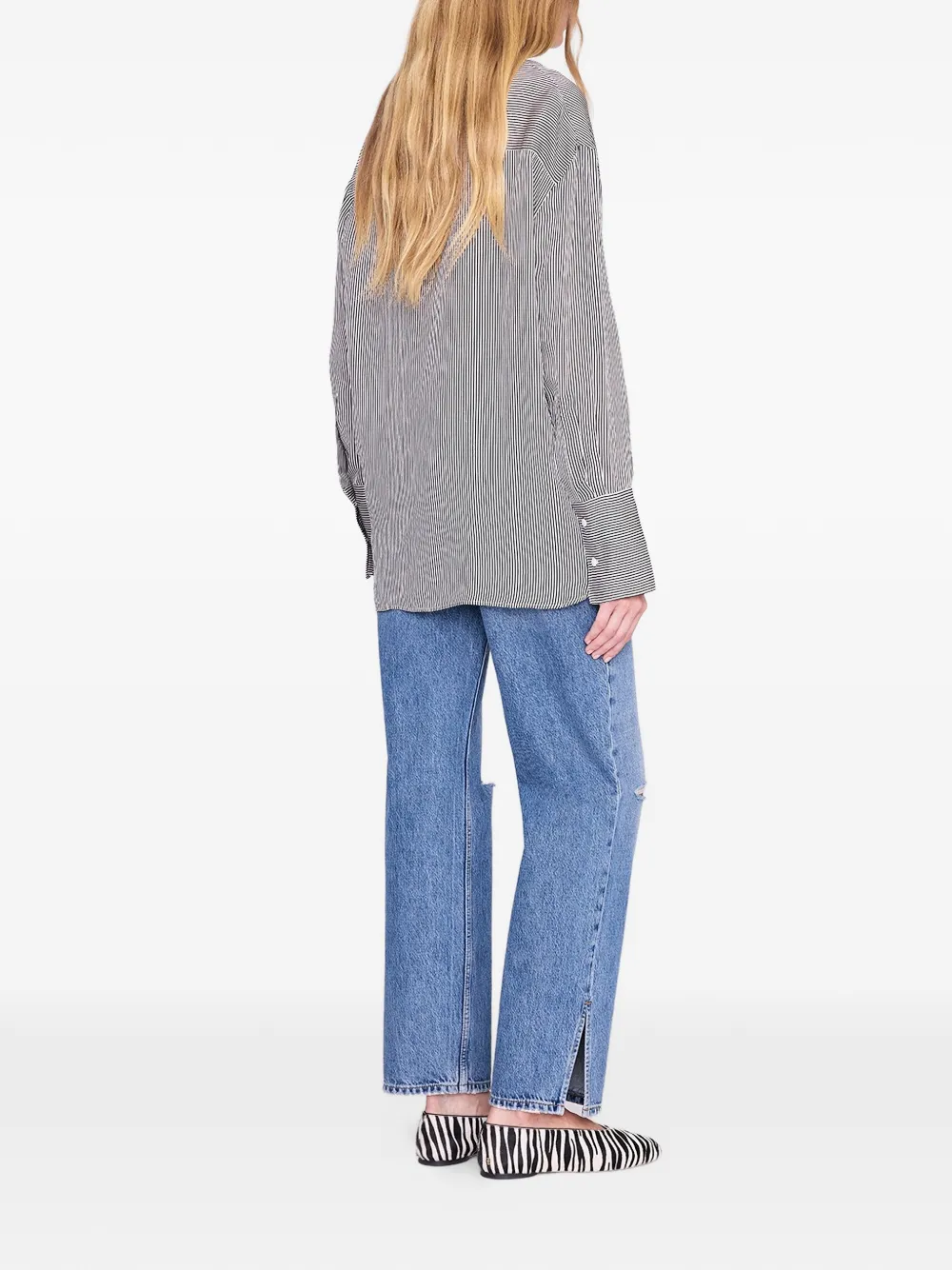 ANINE BING Bridget blouse Zwart