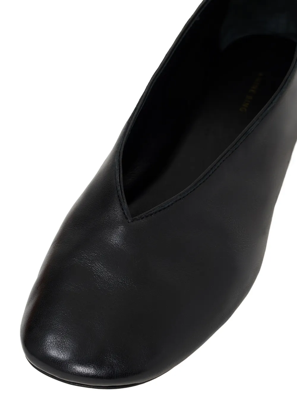 ANINE BING Ana flats smooth leather black Zwart