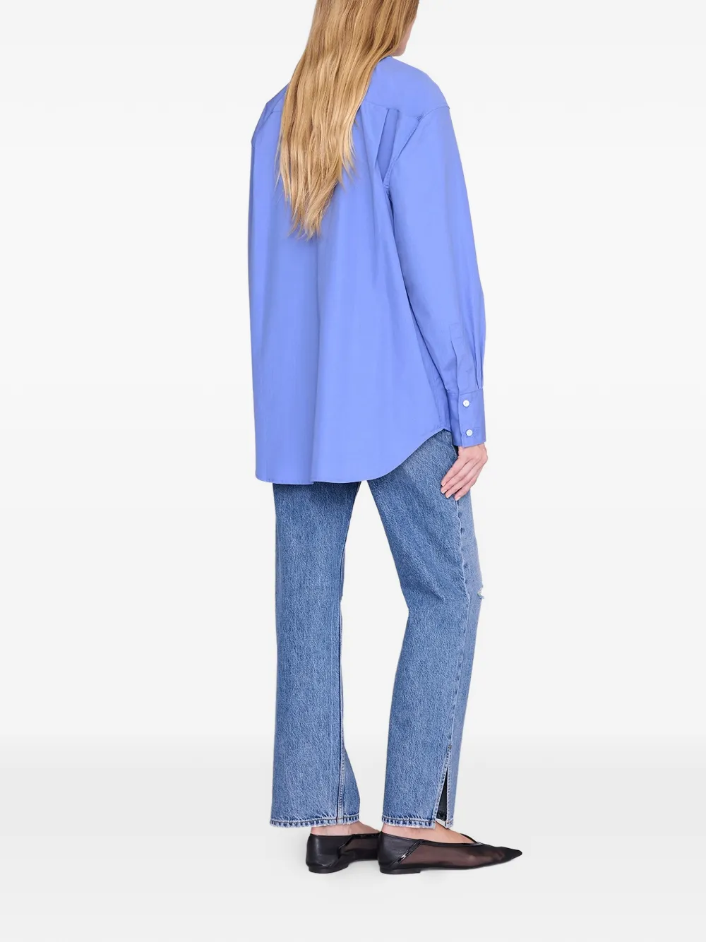 ANINE BING Plaza blouse Blauw