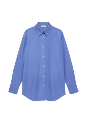 Open YY bead-pocket Shirt | Blue | FARFETCH HU