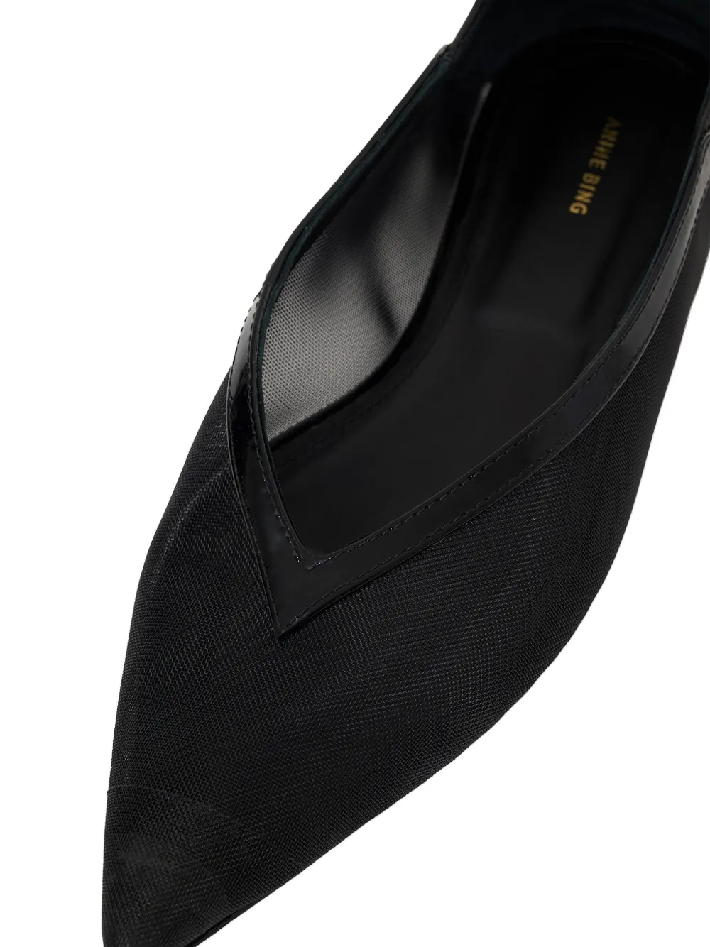 ANINE BING Aneka mesh ballet flats Wit
