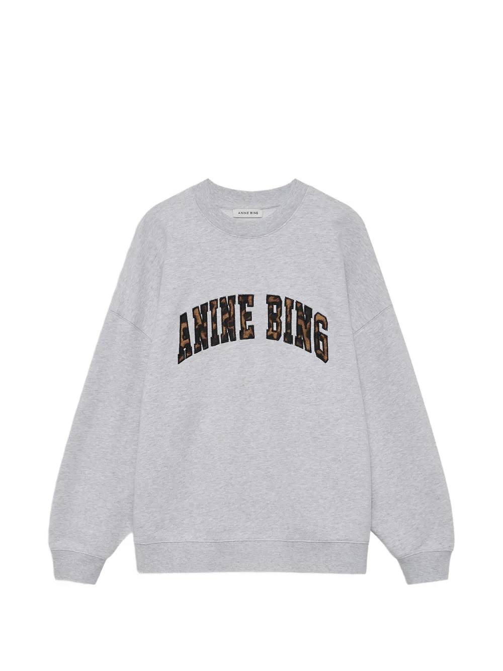 Anine Bing Miles Sweatshirt Leopard In Multi
