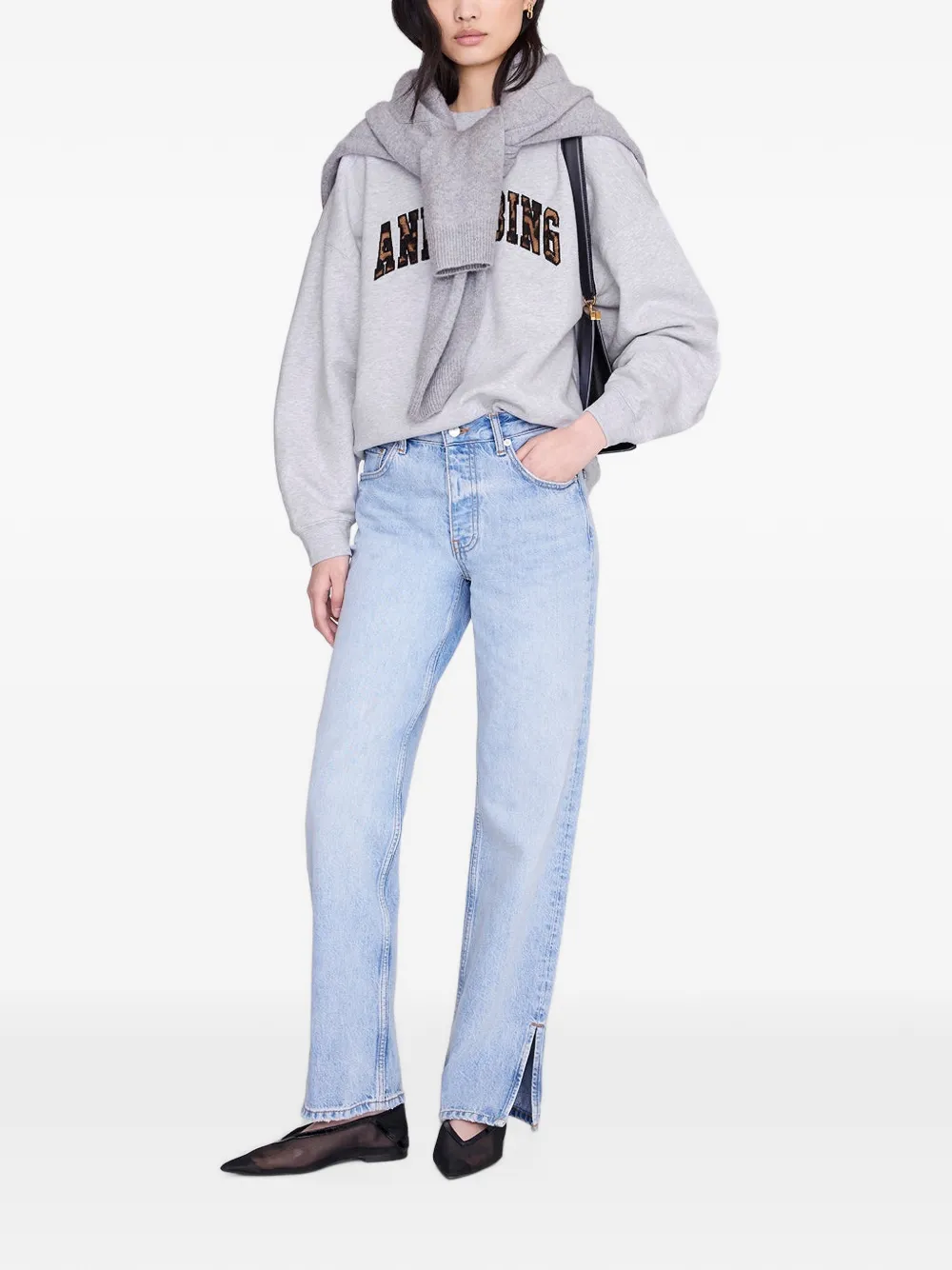 ANINE BING Miles sweater Grijs