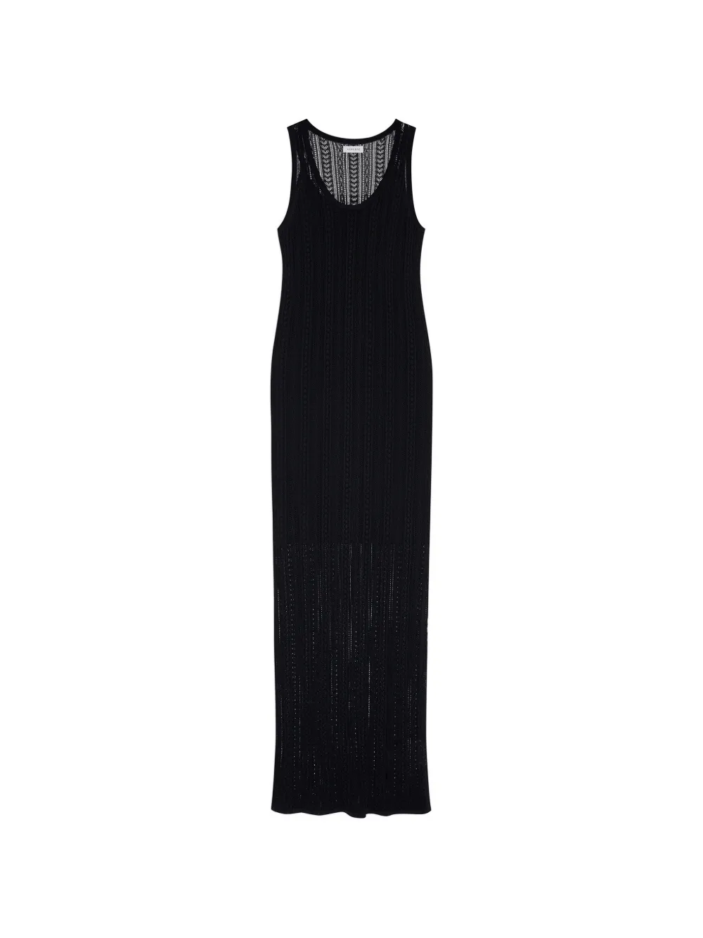 ANINE BING Arie long dress - black - Nero
