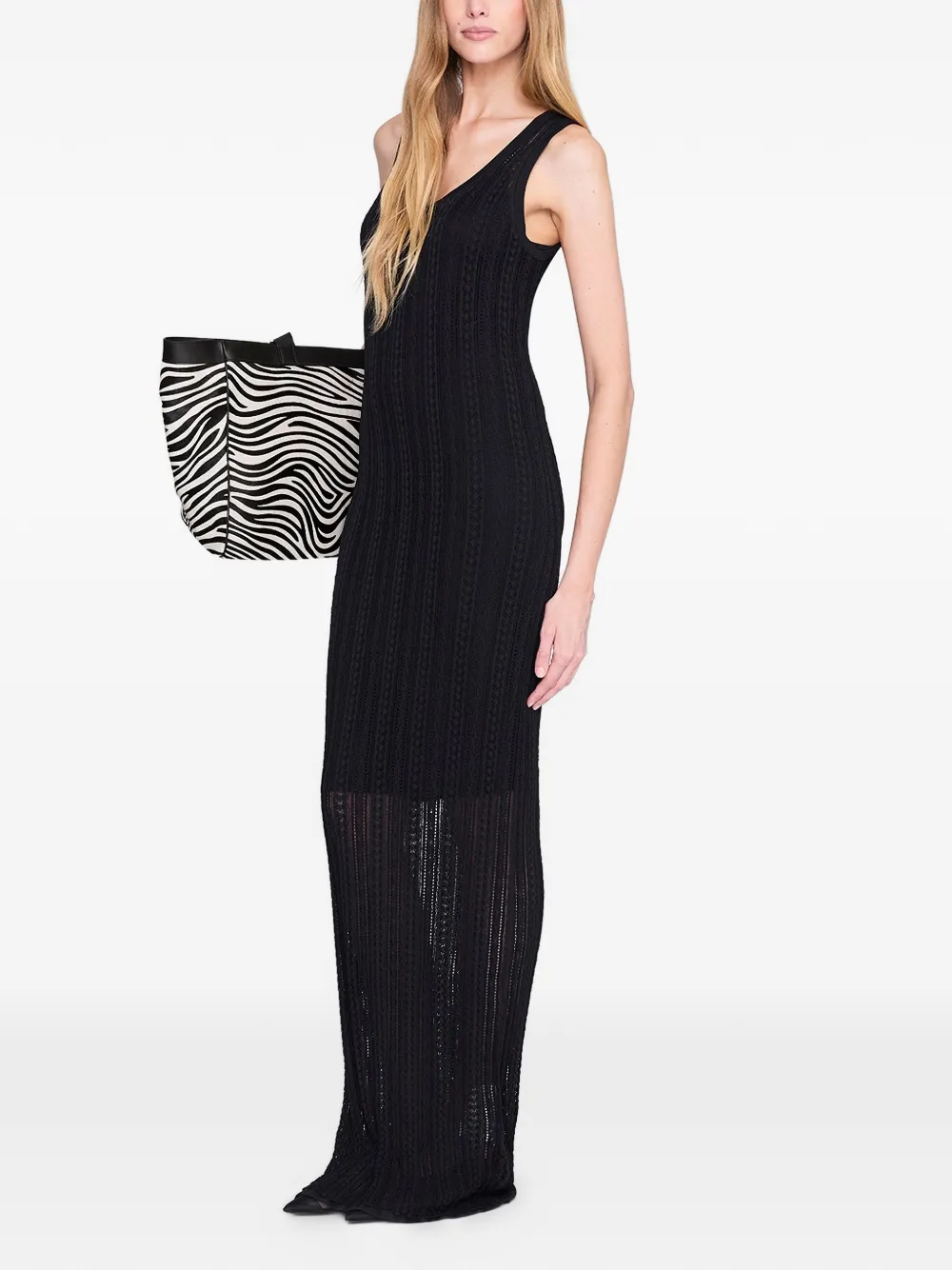 ANINE BING Arie maxi-jurk Zwart