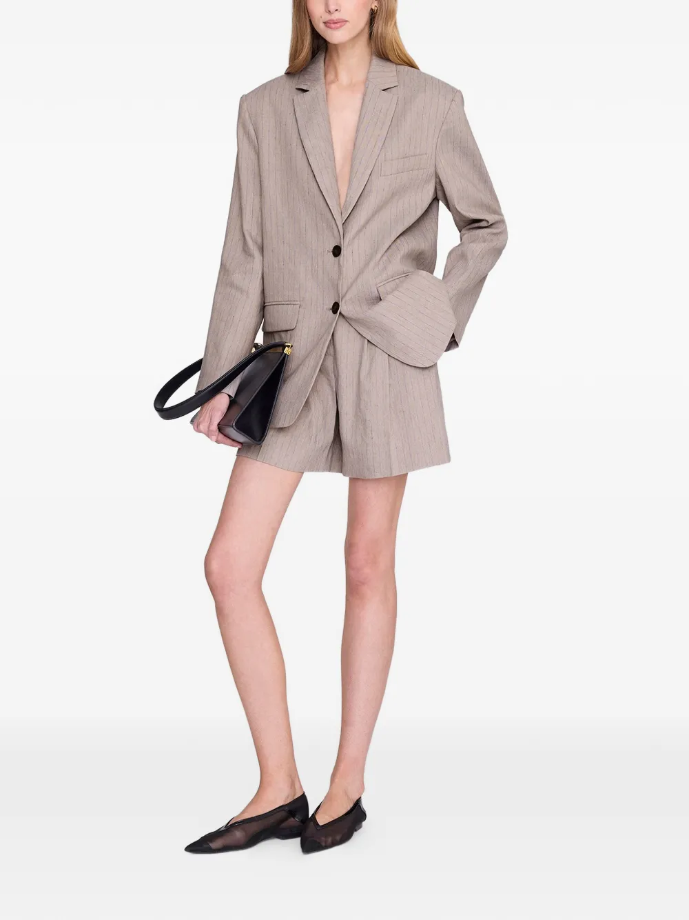 ANINE BING Quinn blazer Beige
