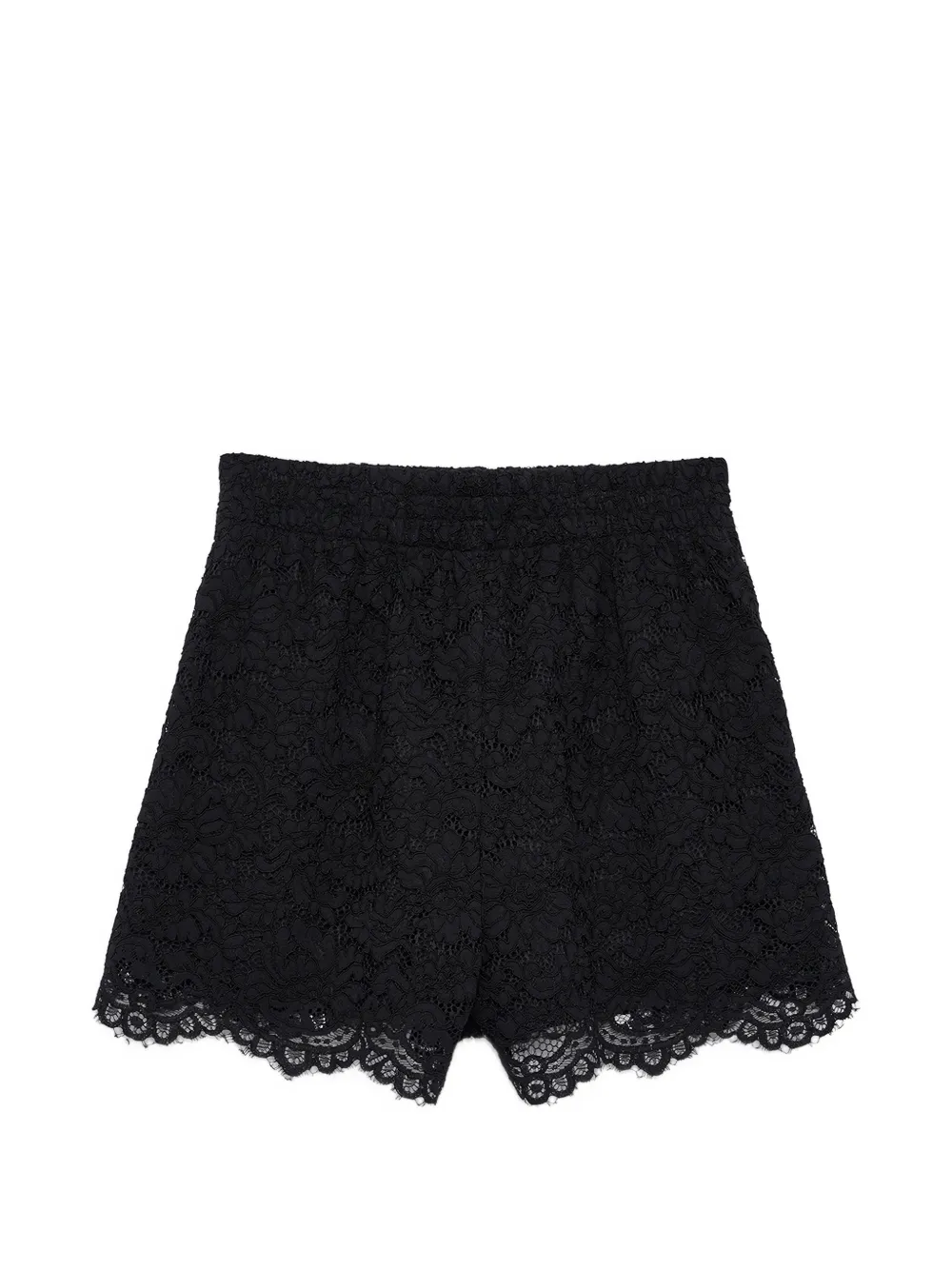 ANINE BING Kam shorts - black lace