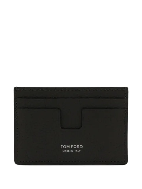TOM FORD logo-print grained cardholder