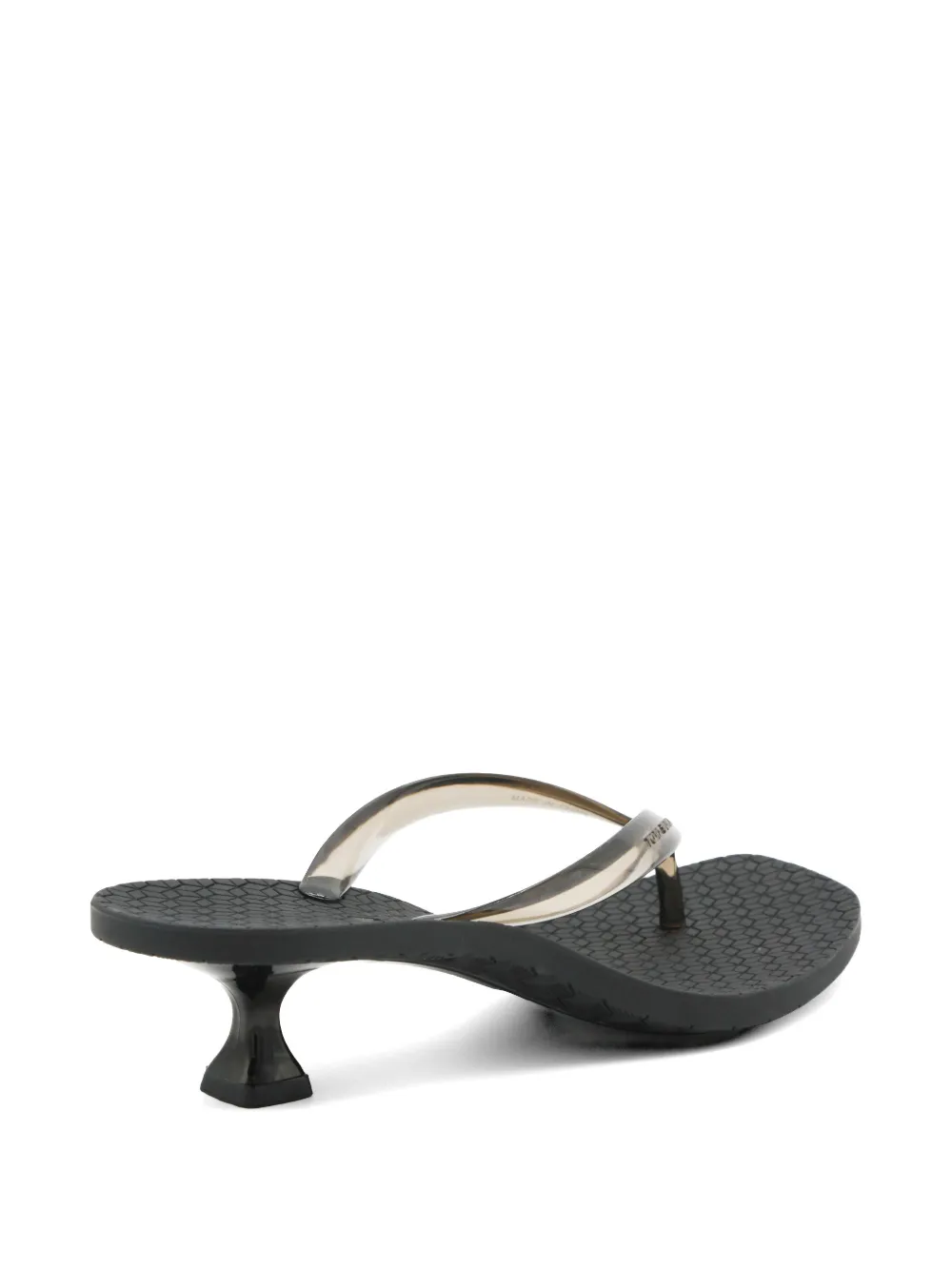 Tory Burch kitten-heel thong sandals Zwart
