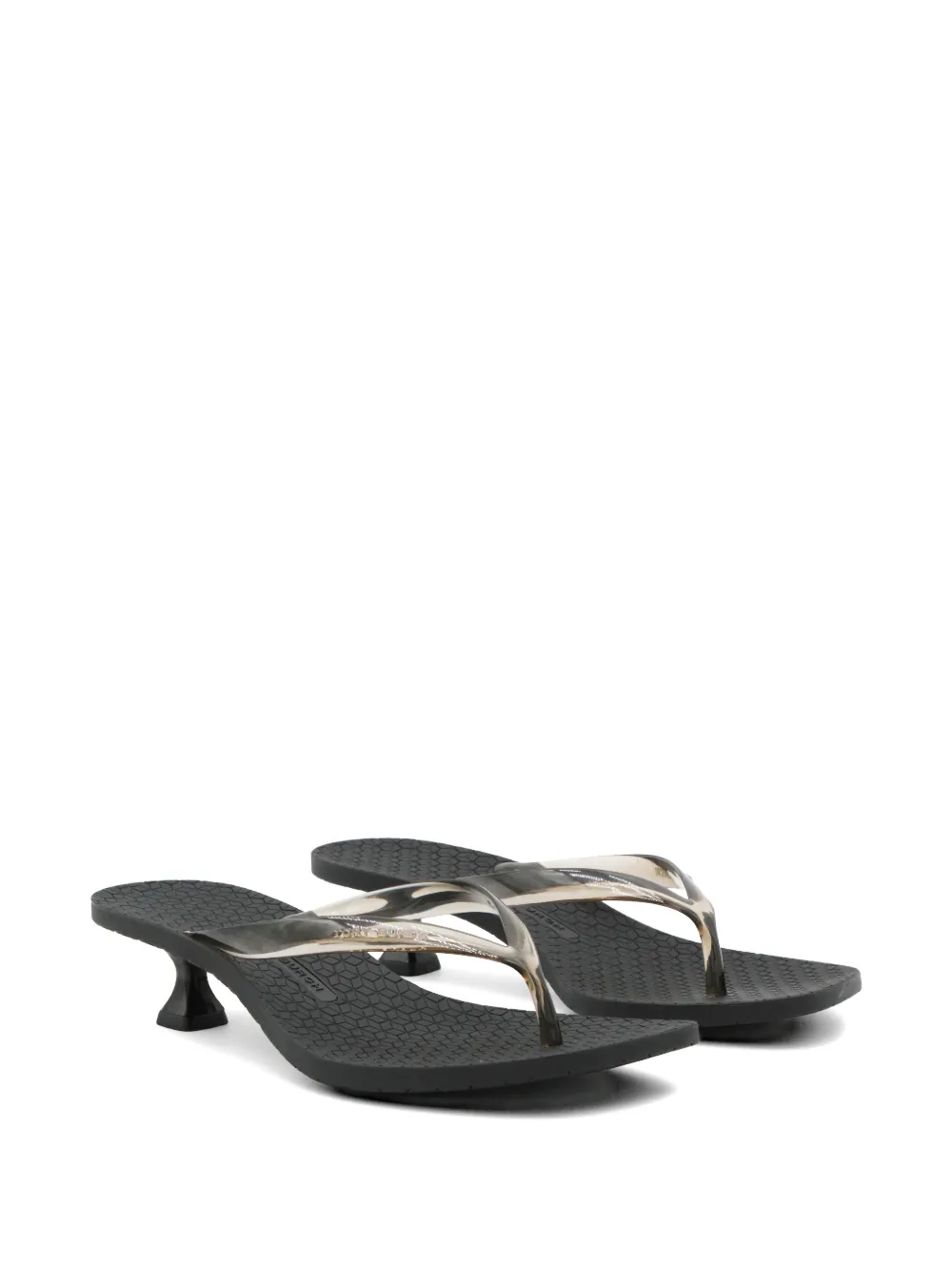 Tory Burch kitten-heel thong sandals Zwart