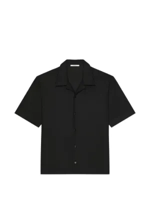 Prada Camisa Com Logo Triangular | Preto | FARFETCH BR