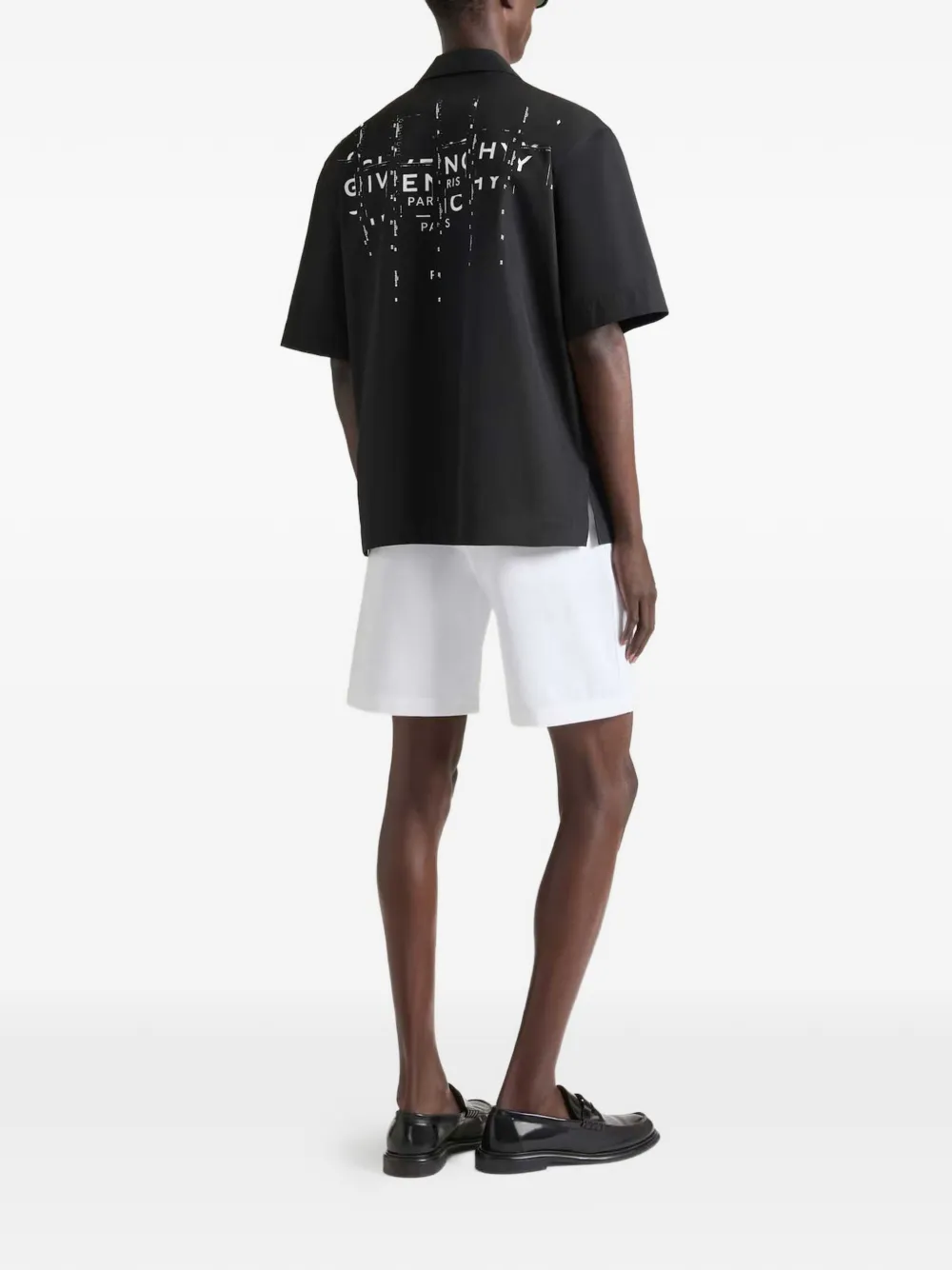 Givenchy Overhemd met korte mouwen Zwart