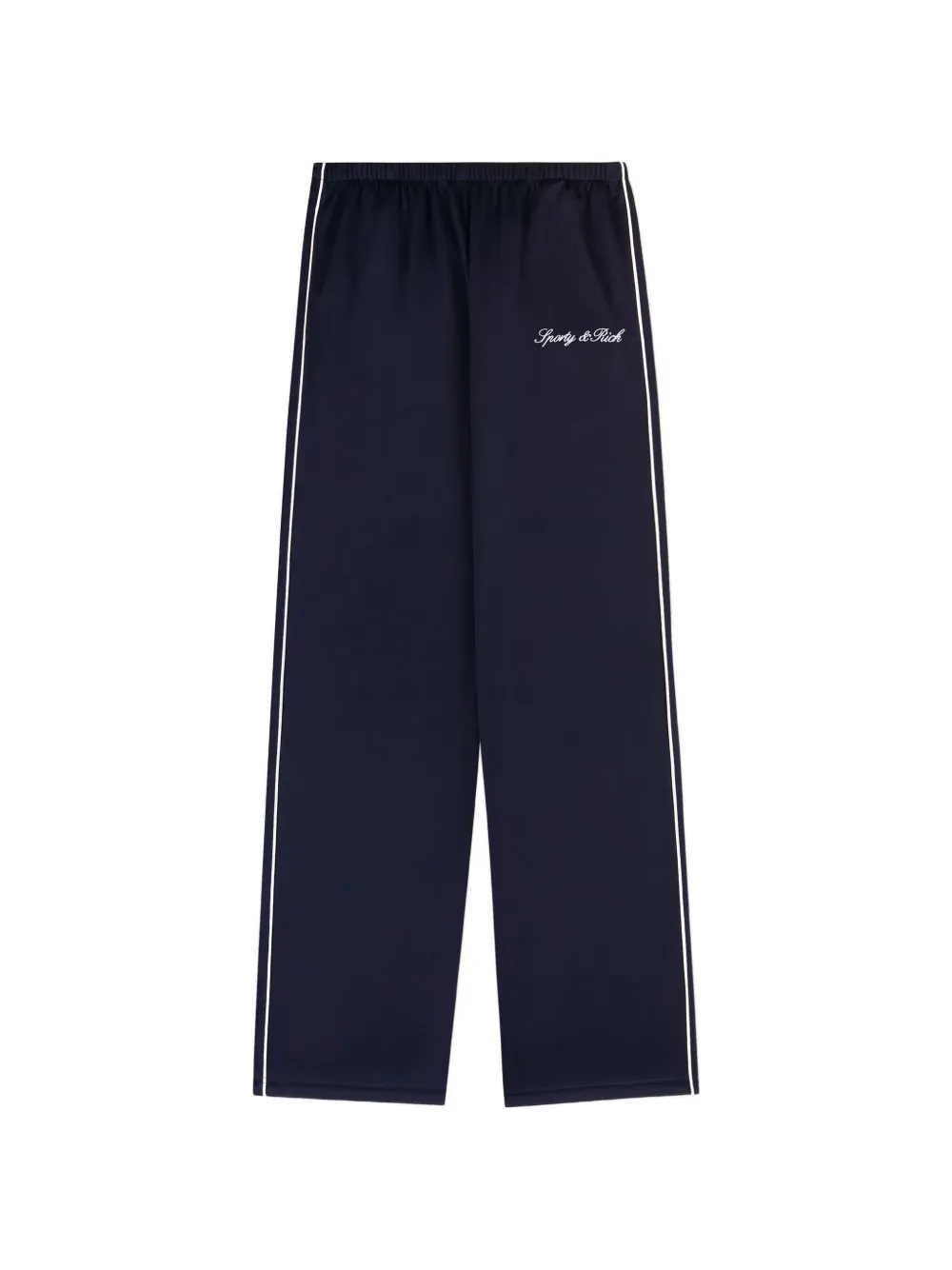 Sporty & Rich logo-embroidered side-stripe track pants - Blau