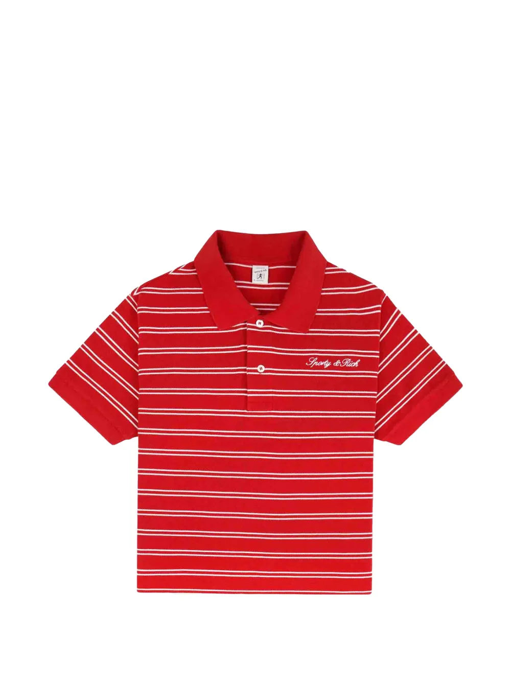 Sporty & Rich Polo con ricamo - Rosso