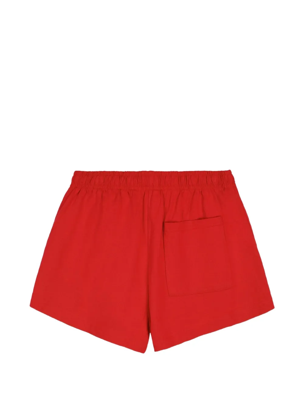 Sporty & Rich Katoenen shorts met logoprint Rood