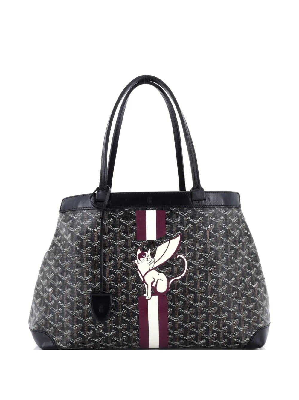 Goyard Pre-Owned Borsa tote Bellechasse PM in tela cerata - Nero