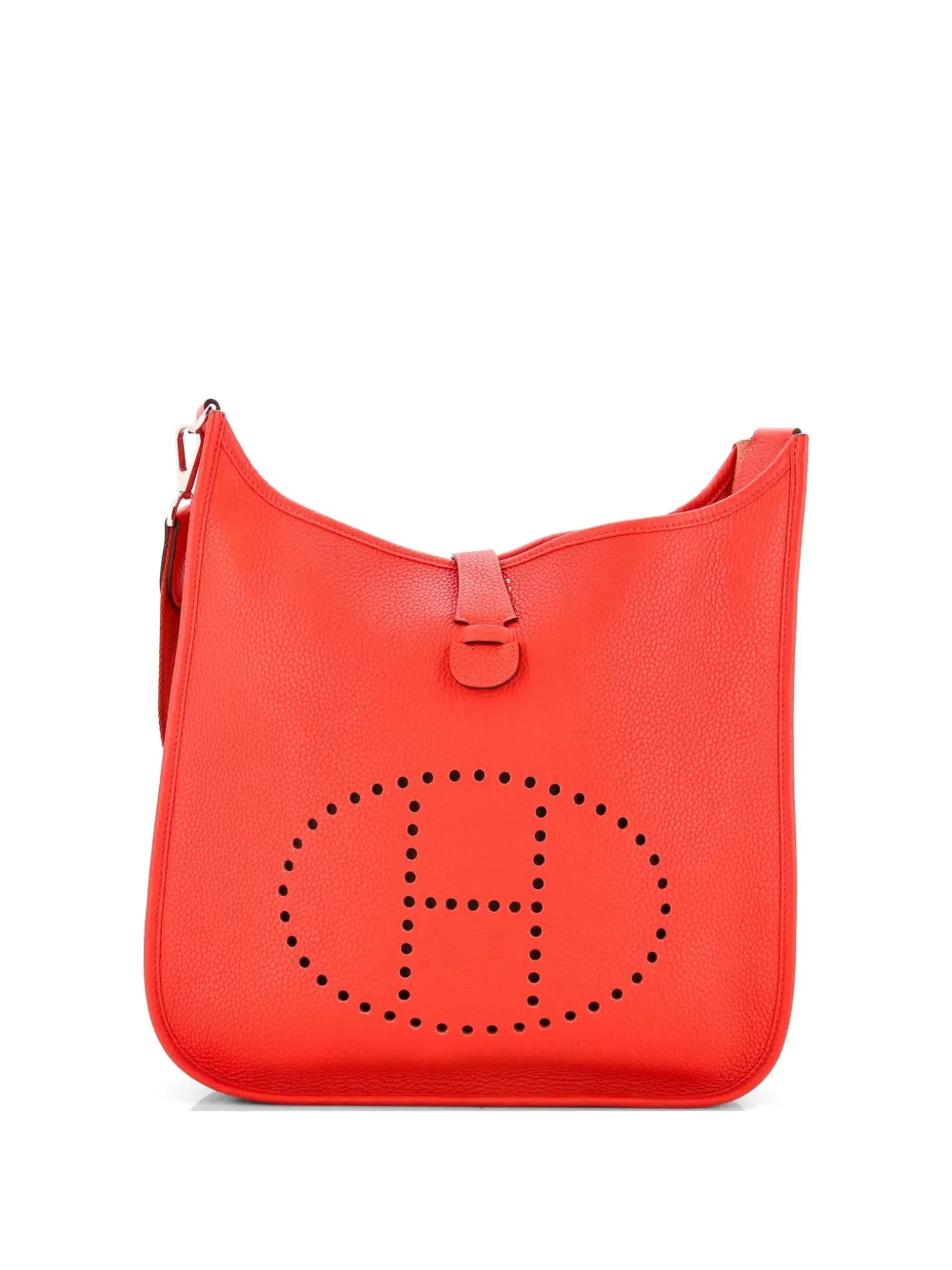 Hermès Pre-Owned Evelyne Bag Gen III Clemence GM crossbody bag - Red